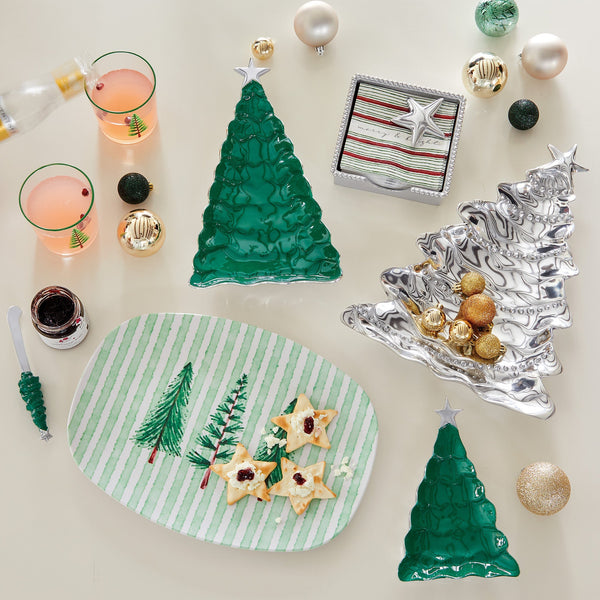 Load image into Gallery viewer, Mariposa Small Green Tree Candy Dish