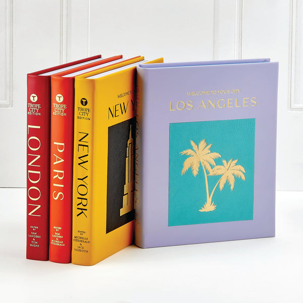 Load image into Gallery viewer, Graphic Image Trope Los Angeles - Leather Book