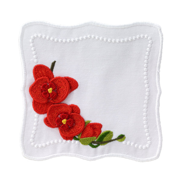 Load image into Gallery viewer, Bodrum Linens Violeta - Cocktail Napkins - Set of 4