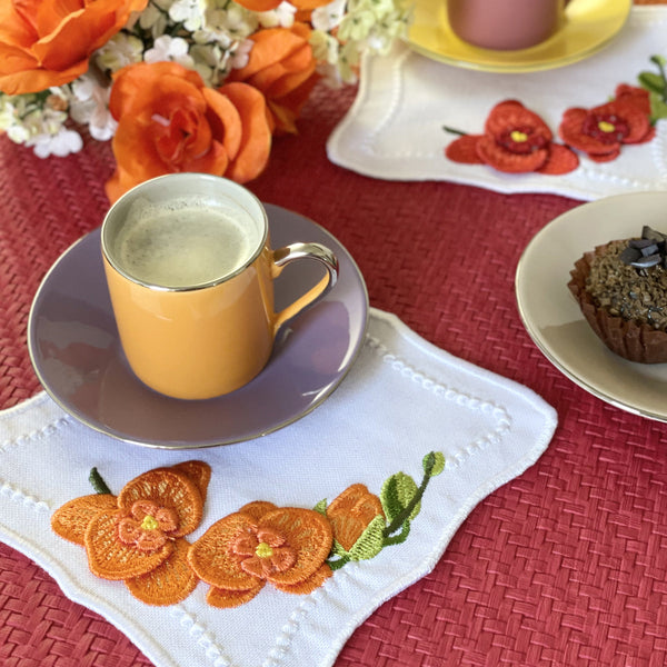 Load image into Gallery viewer, Bodrum Linens Violeta - Cocktail Napkins - Set of 4