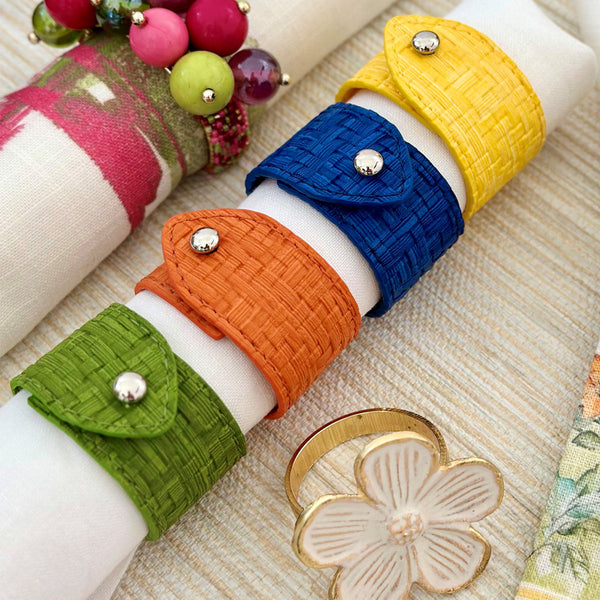 Load image into Gallery viewer, Bodrum Linens Wicker - Napkin Rings - Set of 4
