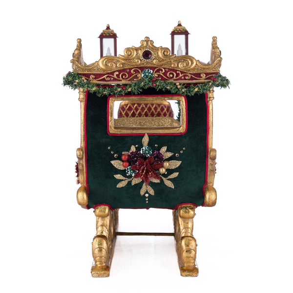 Load image into Gallery viewer, Katherine's Collection Winter Balsam and Berry Sleigh