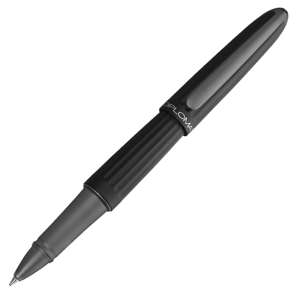 Load image into Gallery viewer, Diplomat Aero Black Rollerball Pen
