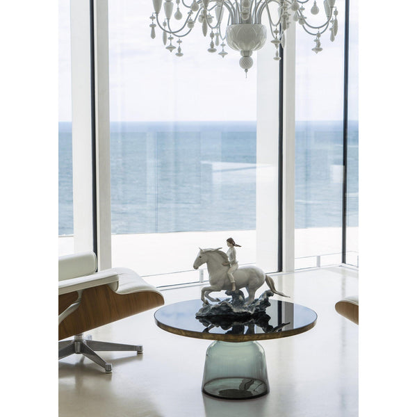 Load image into Gallery viewer, Lladro Riding her horse on the seashore Horse & Woman Figurine