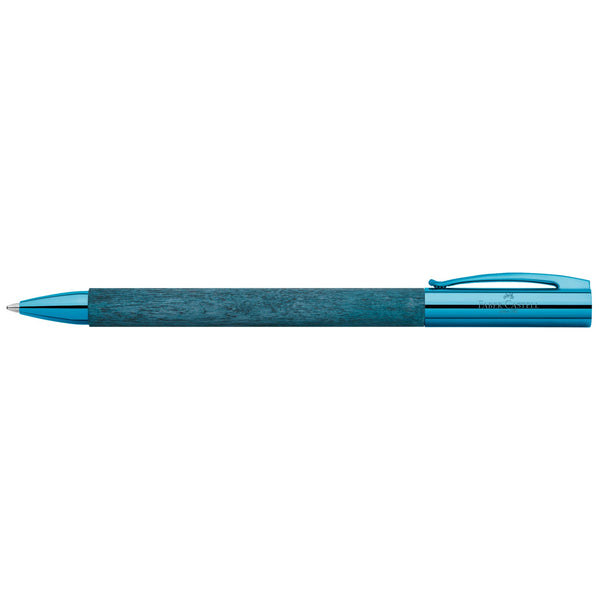 Load image into Gallery viewer, Faber-Castell Ambition Ballpoint Pen, Blue Wood