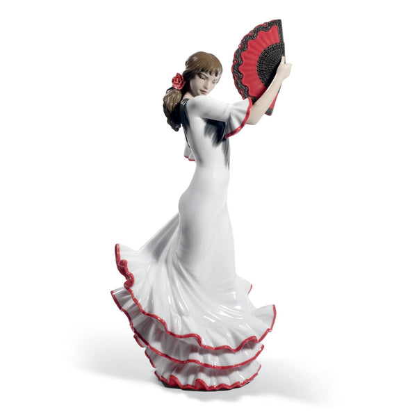 Load image into Gallery viewer, Lladro Passion and Soul Flamenco Woman Figurine - 60th Anniversary - Red