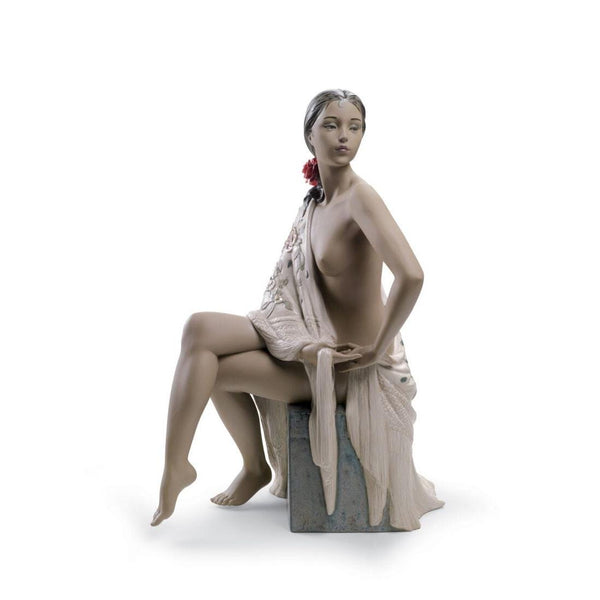 Load image into Gallery viewer, Lladro Nude with Shawl Woman Figurine
