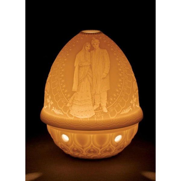 Load image into Gallery viewer, Lladro Indian Wedding Lithophane - Votive