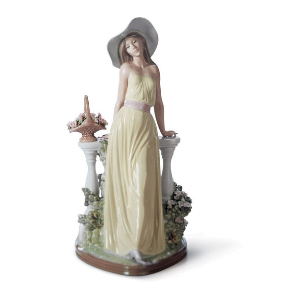 Load image into Gallery viewer, Lladro Time For Reflection Woman Figurine