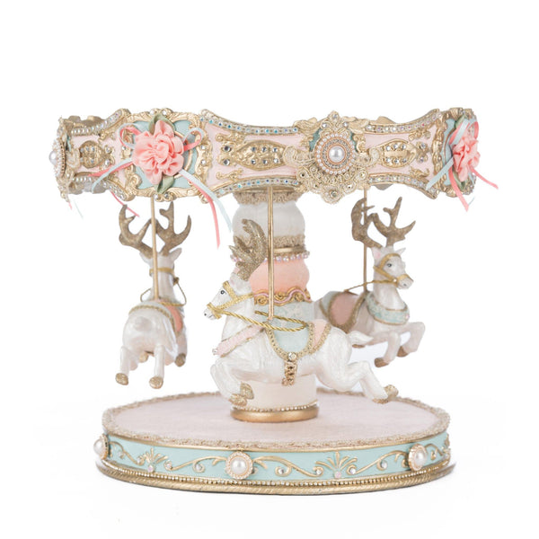 Load image into Gallery viewer, Katherine's Collection Joyeux Noel Carousel Cake Plate