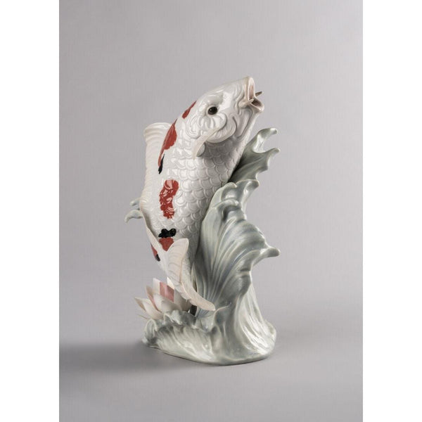 Load image into Gallery viewer, Lladro Koi Figurine