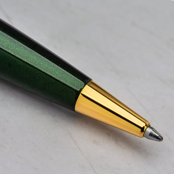Load image into Gallery viewer, Diplomat Excellence A2 Evergreen with Gold Trim easyFLOW Ballpoint Pen