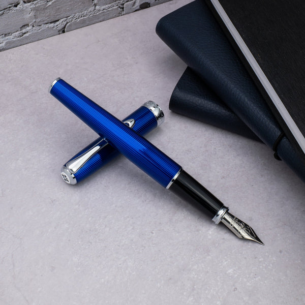 Load image into Gallery viewer, Diplomat Excellence A2 Skyline Blue Fountain Pen