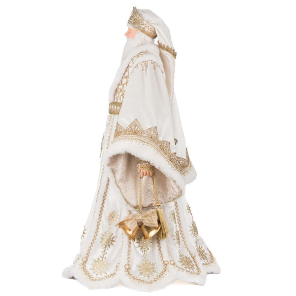 Load image into Gallery viewer, Katherine's Collection Golden Leaf Santa Doll