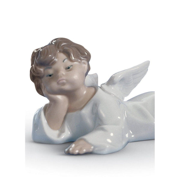 Load image into Gallery viewer, Lladro Angel Laying Down Figurine