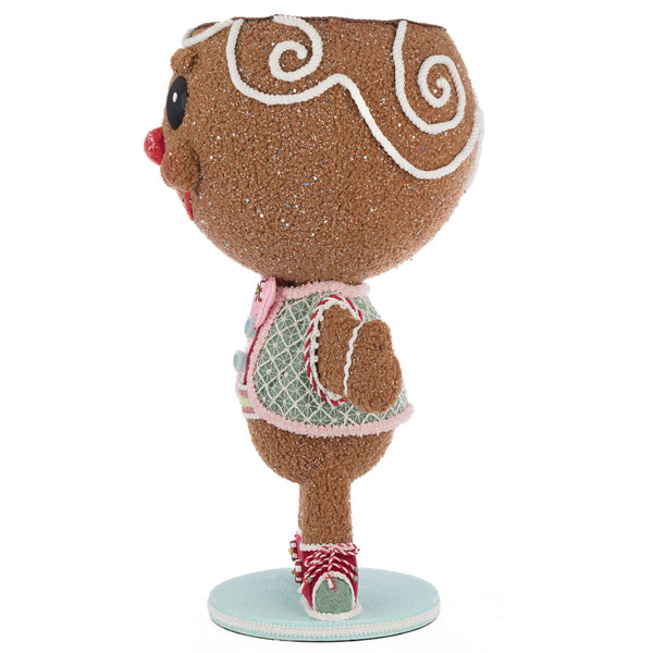 Load image into Gallery viewer, Katherine's Collection Stick E. Sweet Gingerbread Boy Candy Container