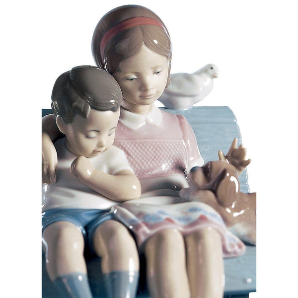 Load image into Gallery viewer, Lladro Surrounded By Love Children Figurine