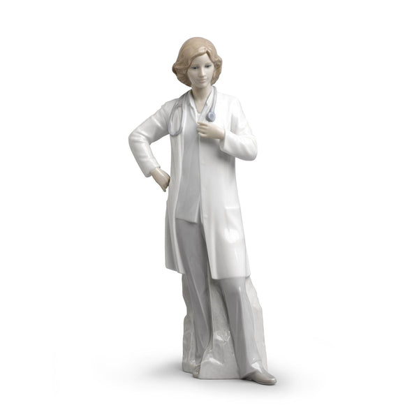 Load image into Gallery viewer, Lladro Female Doctor Figurine
