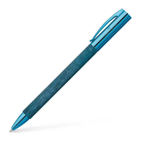 Load image into Gallery viewer, Faber-Castell Ambition Ballpoint Pen, Blue Wood
