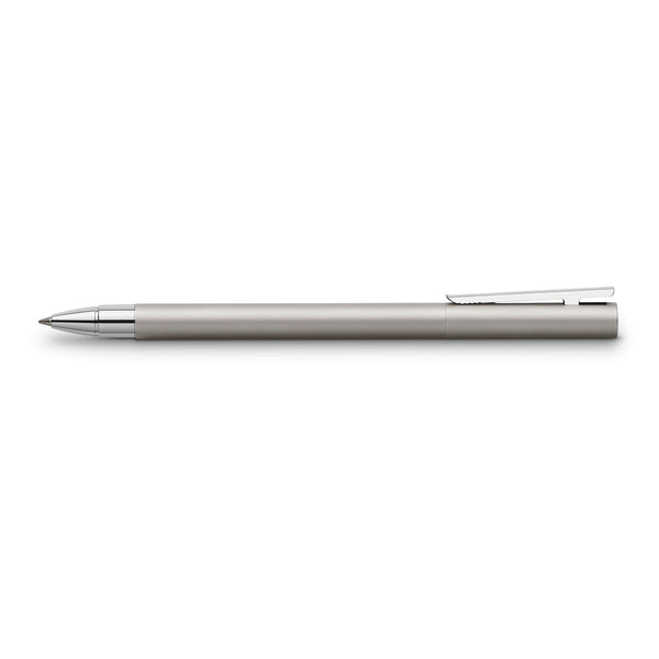 Load image into Gallery viewer, Faber-Castell NEO Slim Rollerball Pen, Matte Stainless Steel