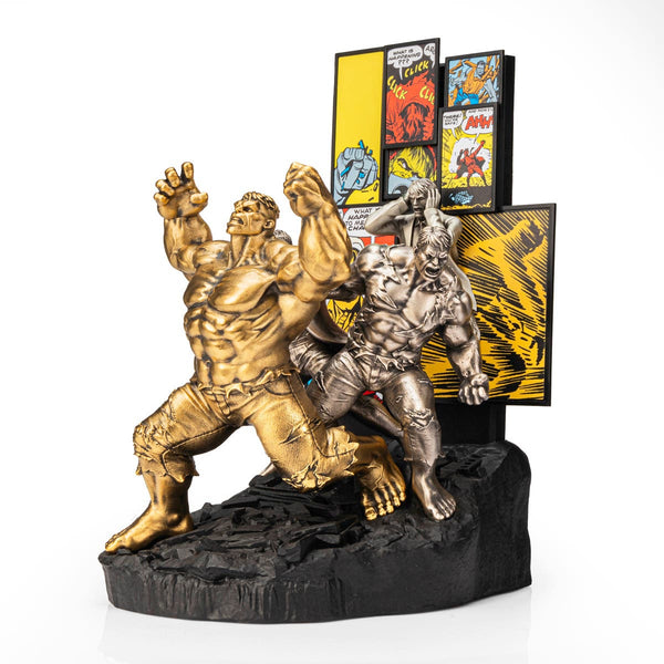 Load image into Gallery viewer, Royal Selangor Limited Edition Gilt Incredible Hulk Origins Figurine