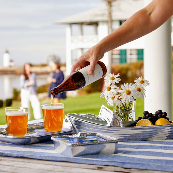 Load image into Gallery viewer, Mariposa Motorboat (5636) Rope Napkin Box Set