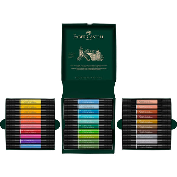 Load image into Gallery viewer, Faber-Castell Pitt Artist Pen Dual Markers, Wallet of 30