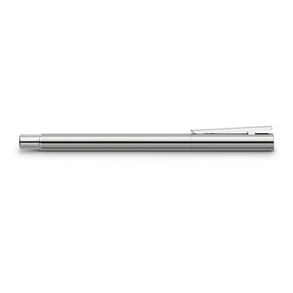 Load image into Gallery viewer, Faber-Castell NEO Slim Rollerball Pen, Polished Stainless Steel