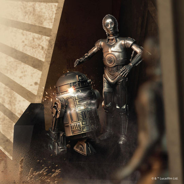 Load image into Gallery viewer, Royal Selangor C-3Po And R2-D2 Endor Figurine