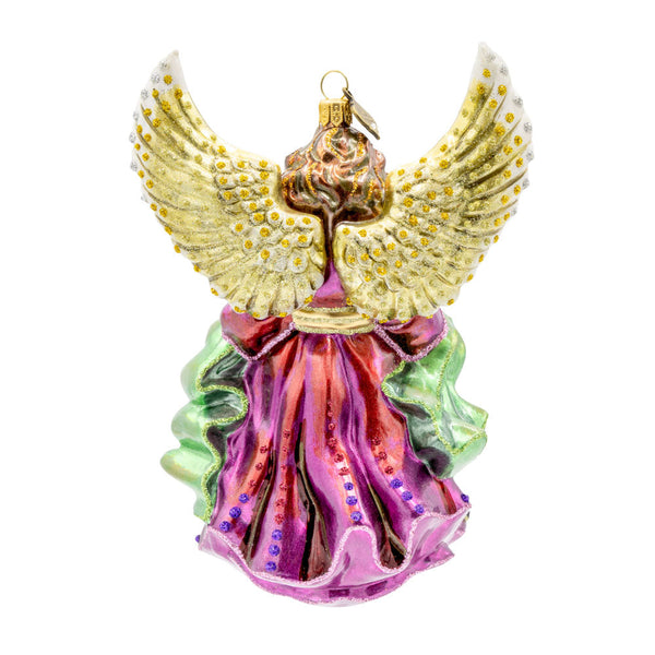 Load image into Gallery viewer, Jay Strongwater Silent Night Angel Ornament