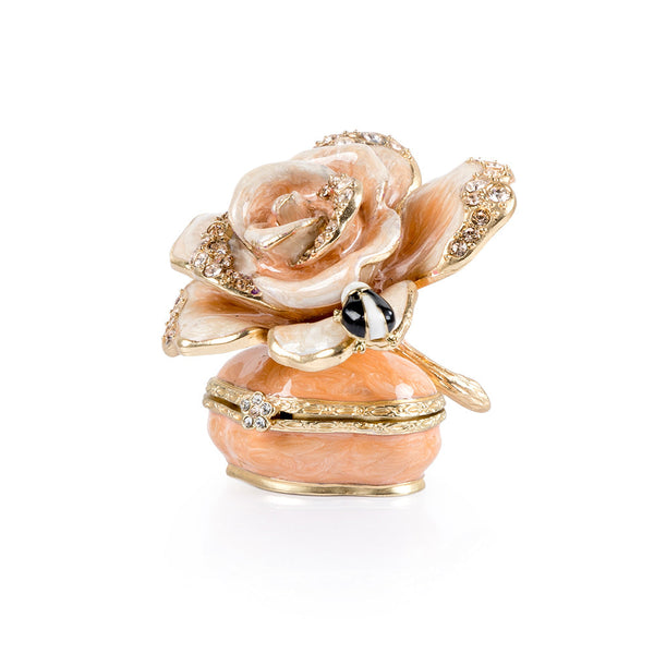 Load image into Gallery viewer, Jay Strongwater Rosalie Rose Box - Boudoir