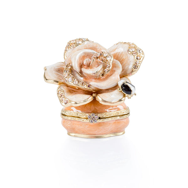 Load image into Gallery viewer, Jay Strongwater Rosalie Rose Box - Boudoir