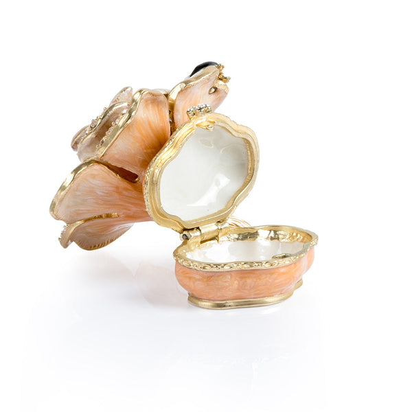 Load image into Gallery viewer, Jay Strongwater Rosalie Rose Box - Boudoir