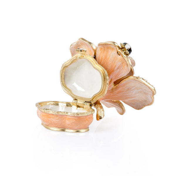 Load image into Gallery viewer, Jay Strongwater Rosalie Rose Box - Boudoir