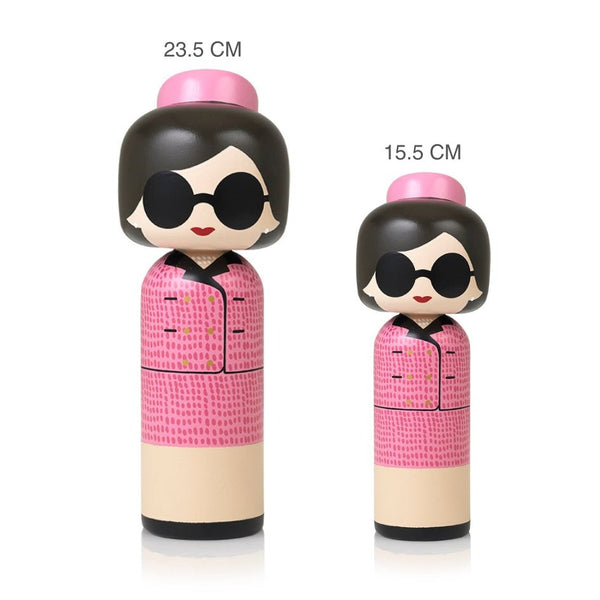 Load image into Gallery viewer, Lucie Kaas Sketch.inc - Kokeshi Doll - Jackie, H23.5 cm Large