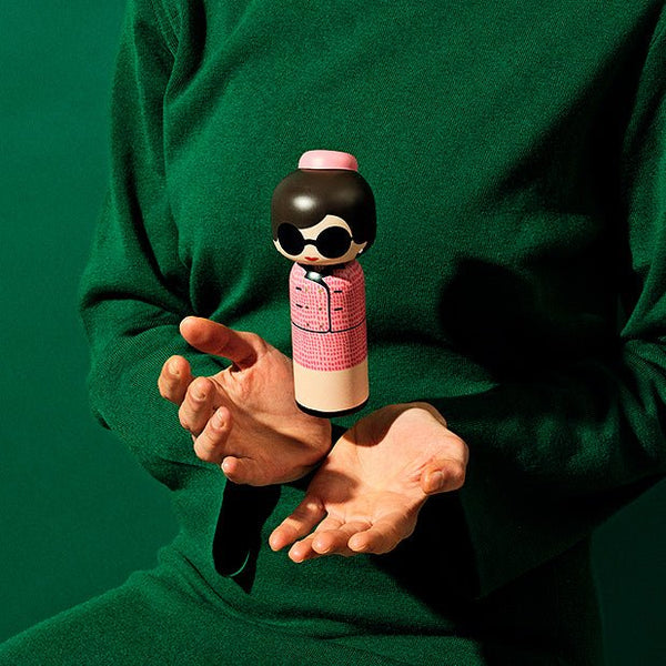 Load image into Gallery viewer, Lucie Kaas Sketch.inc - Kokeshi Doll - Jackie, H23.5 cm Large