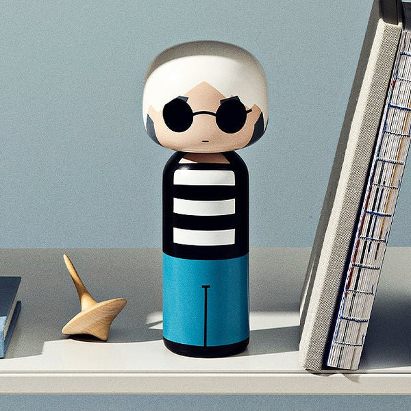 Load image into Gallery viewer, Lucie Kaas Sketch.inc - Kokeshi Doll - Andy, H21.5 cm Large