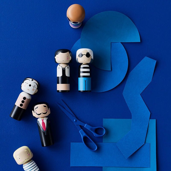 Load image into Gallery viewer, Lucie Kaas Sketch.inc - Kokeshi Doll - Andy, H21.5 cm Large