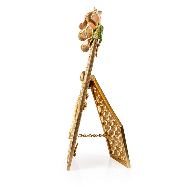 Load image into Gallery viewer, Jay Strongwater Rylee 5" x 7" Rose Frame