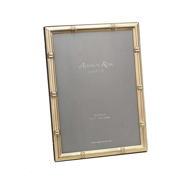 Load image into Gallery viewer, Addison Ross Bamboo Matte Gold Photo Frame - 5 x 7 in