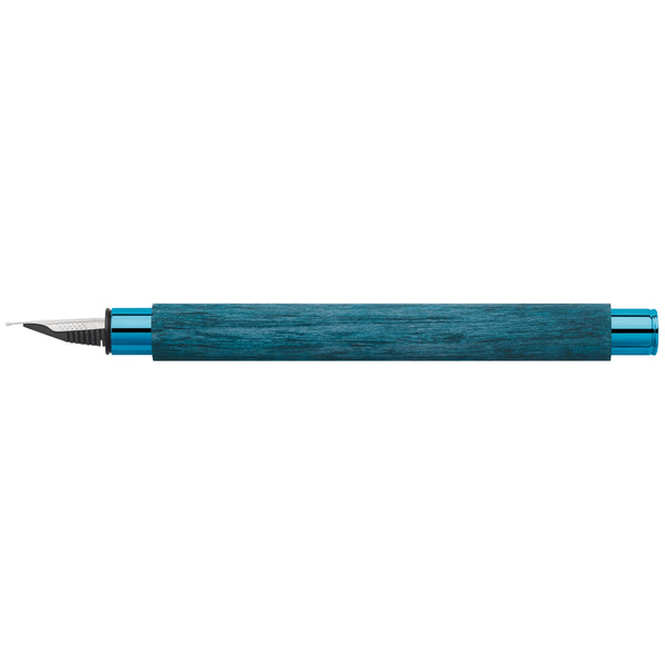 Load image into Gallery viewer, Faber-Castell Ambition Fountain Pen, Blue Wood