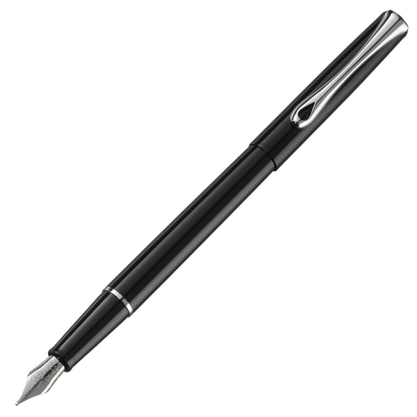 Load image into Gallery viewer, Diplomat Traveller Black Lacquer Fountain Pen