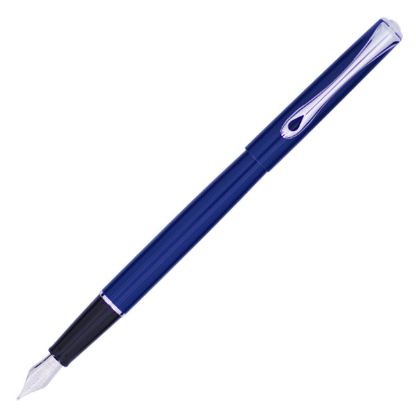 Load image into Gallery viewer, Diplomat Traveller Navy Blue Fountain Pen