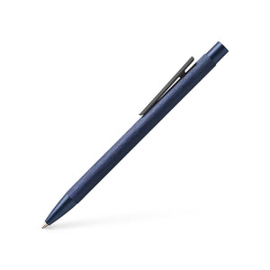 Faber-Castell NEO Slim Ballpoint Pen, Aluminum Dark Blue