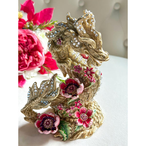Load image into Gallery viewer, Jay Strongwater JinLong Year of the Dragon Figurine