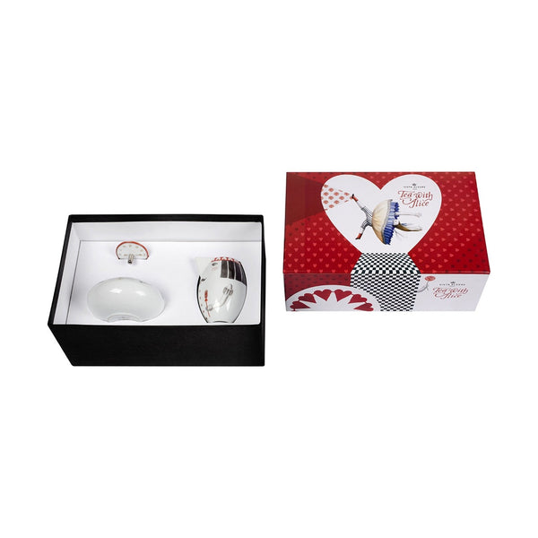 Load image into Gallery viewer, Vista Alegre Tea With Alice - Set Sugar Bowl & Milk Jug (Gift Box)