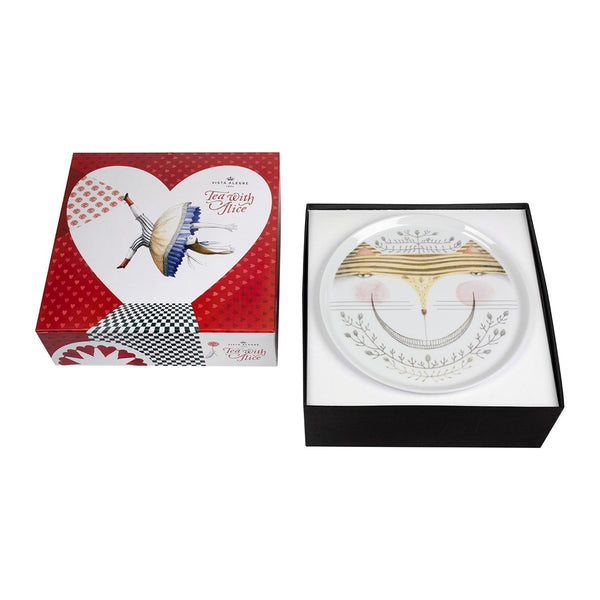 Load image into Gallery viewer, Vista Alegre Tea With Alice - Footed Cake Plate 01 (Gift Box)