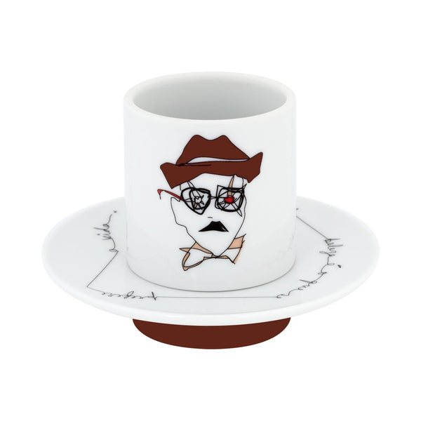 Load image into Gallery viewer, Vista Alegre Heteronimos - Set 4 Coffee Cups & Saucers