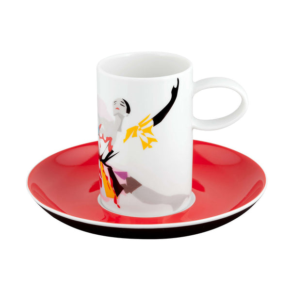 Load image into Gallery viewer, Vista Alegre Tchaikovs - Set 4 Coffee Cups & Saucers