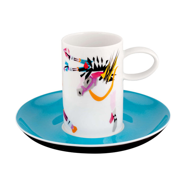 Load image into Gallery viewer, Vista Alegre Tchaikovs - Set 4 Coffee Cups & Saucers